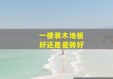 一楼装木地板好还是瓷砖好