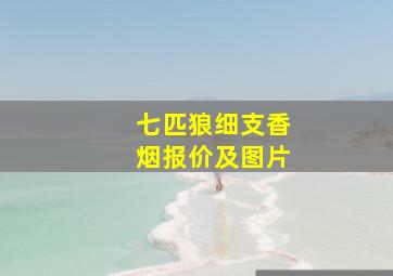 七匹狼细支香烟报价及图片