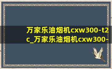 万家乐油烟机cxw300-t2c_万家乐油烟机cxw300-t2c怎么清洗