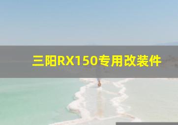 三阳RX150专用改装件