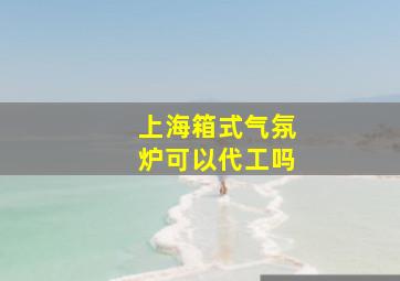 上海箱式气氛炉可以代工吗