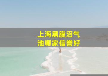 上海黑膜沼气池哪家信誉好