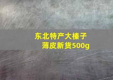 东北特产大榛子薄皮新货500g