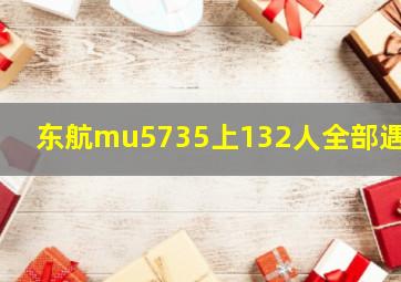 东航mu5735上132人全部遇难