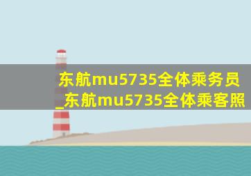 东航mu5735全体乘务员_东航mu5735全体乘客照