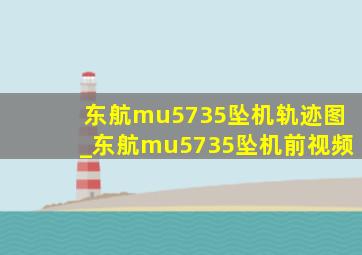 东航mu5735坠机轨迹图_东航mu5735坠机前视频