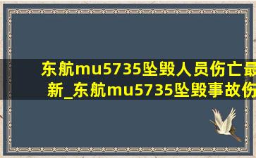东航mu5735坠毁人员伤亡最新_东航mu5735坠毁事故伤亡情况