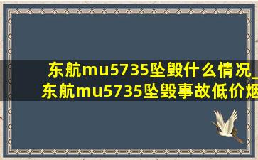 东航mu5735坠毁什么情况_东航mu5735坠毁事故(低价烟批发网)