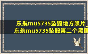 东航mu5735坠毁地方照片_东航mu5735坠毁第二个黑匣子找到了吗