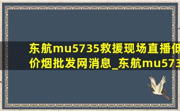 东航mu5735救援现场直播(低价烟批发网)消息_东航mu5735救援现场直播