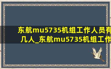 东航mu5735机组工作人员有几人_东航mu5735机组工作人员名