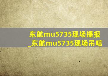 东航mu5735现场播报_东航mu5735现场吊唁