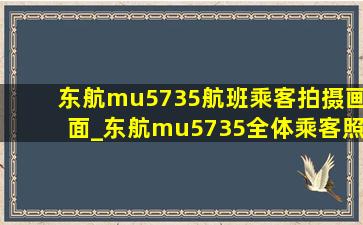 东航mu5735航班乘客拍摄画面_东航mu5735全体乘客照