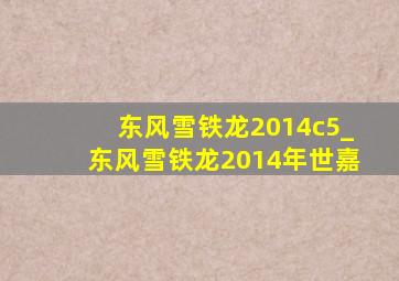 东风雪铁龙2014c5_东风雪铁龙2014年世嘉