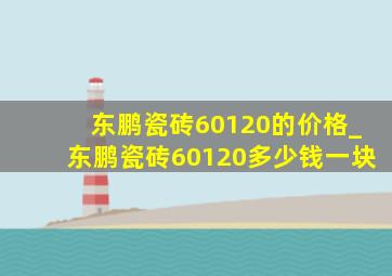 东鹏瓷砖60120的价格_东鹏瓷砖60120多少钱一块