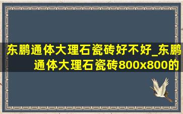 东鹏通体大理石瓷砖好不好_东鹏通体大理石瓷砖800x800的价格