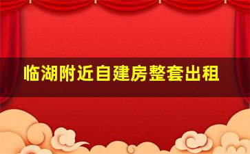 临湖附近自建房整套出租