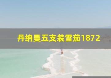 丹纳曼五支装雪茄1872