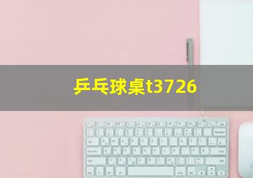 乒乓球桌t3726