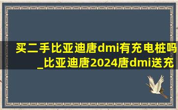 买二手比亚迪唐dmi有充电桩吗_比亚迪唐2024唐dmi送充电桩吗