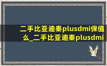 二手比亚迪秦plusdmi保值么_二手比亚迪秦plusdmi保养费用明细表