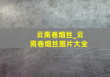 云南卷烟丝_云南卷烟丝图片大全