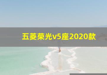 五菱荣光v5座2020款