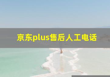 京东plus售后人工电话