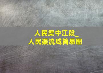 人民渠中江段_人民渠流域简易图