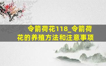 令箭荷花118_令箭荷花的养殖方法和注意事项