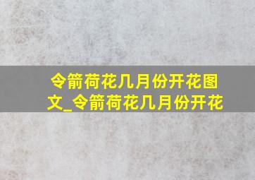 令箭荷花几月份开花图文_令箭荷花几月份开花