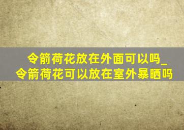 令箭荷花放在外面可以吗_令箭荷花可以放在室外暴晒吗