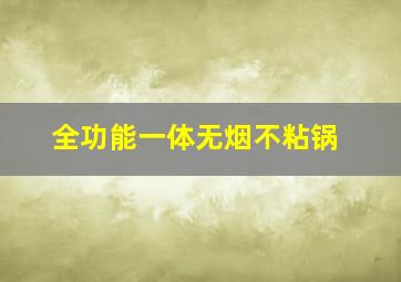 全功能一体无烟不粘锅