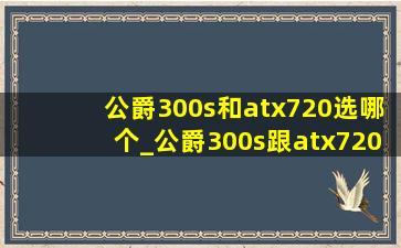 公爵300s和atx720选哪个_公爵300s跟atx720对比