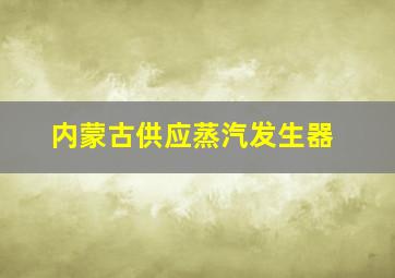 内蒙古供应蒸汽发生器