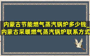 内蒙古节能燃气蒸汽锅炉多少钱_内蒙古采暖燃气蒸汽锅炉联系方式