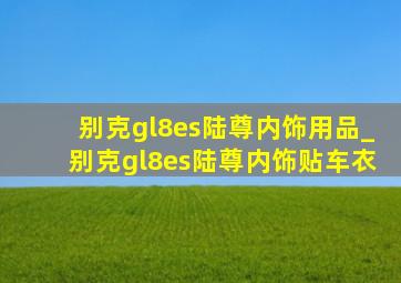 别克gl8es陆尊内饰用品_别克gl8es陆尊内饰贴车衣