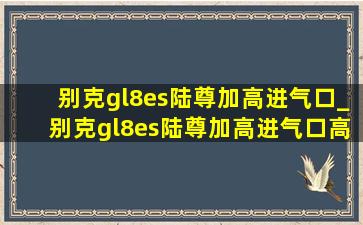 别克gl8es陆尊加高进气口_别克gl8es陆尊加高进气口高度