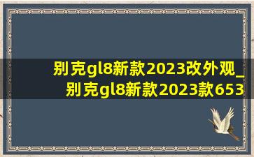 别克gl8新款2023改外观_别克gl8新款2023款653t落地价