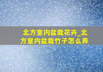 北方室内盆栽花卉_北方室内盆栽竹子怎么养