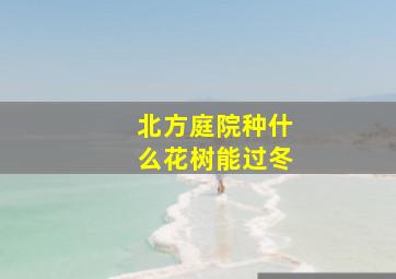 北方庭院种什么花树能过冬