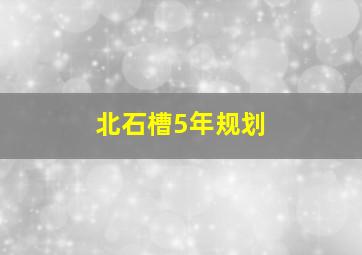 北石槽5年规划