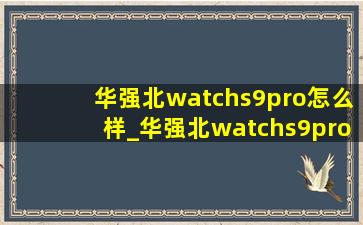 华强北watchs9pro怎么样_华强北watchs9promax