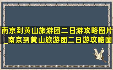 南京到黄山旅游团二日游攻略图片_南京到黄山旅游团二日游攻略图