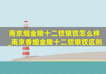 南京烟金陵十二钗银钗怎么样_南京香烟金陵十二钗银钗区别