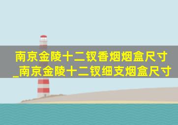 南京金陵十二钗香烟烟盒尺寸_南京金陵十二钗细支烟盒尺寸