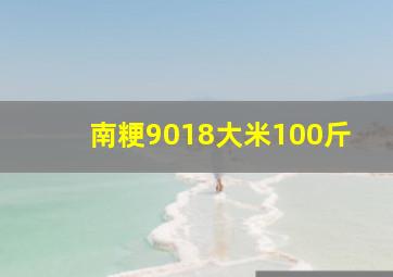 南粳9018大米100斤