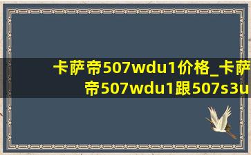 卡萨帝507wdu1价格_卡萨帝507wdu1跟507s3u1哪个贵