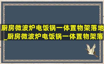 厨房微波炉电饭锅一体置物架落地_厨房微波炉电饭锅一体置物架落地式