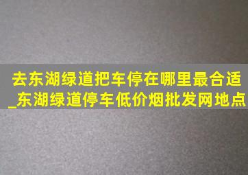 去东湖绿道把车停在哪里最合适_东湖绿道停车(低价烟批发网)地点